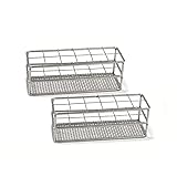 Maccx Sturdy Stainless Steel Tube Rack, Wire