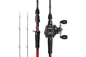 KastKing Royale Legend II Twin Tip Fishing Rod and Reel Combos, Spinning & Casting Combo, IM6 Graphite 2Pc Blanks, Extra Backup Tip Section, Stainless-Steel Guides, KastFlex Technology, EVA Handles