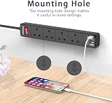POWSAF 4 USB Ports Extension Lead with 4 Outlets 2m UKCA view 4
