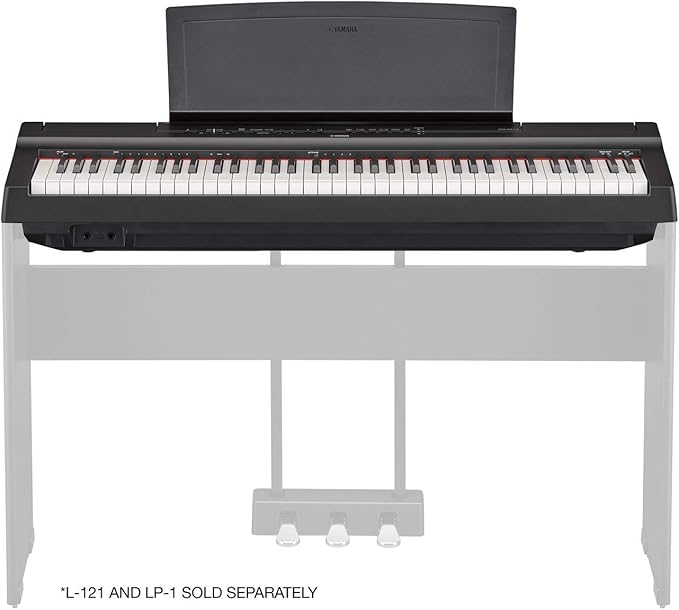 Yamaha P121 73 Key Weighted Action Compact Digital Piano Black Amazon Co Uk Musical Instruments Dj