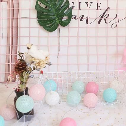 Amazon Com Cskb String Lights 9 8ft 3m 20 Mini Lanterns