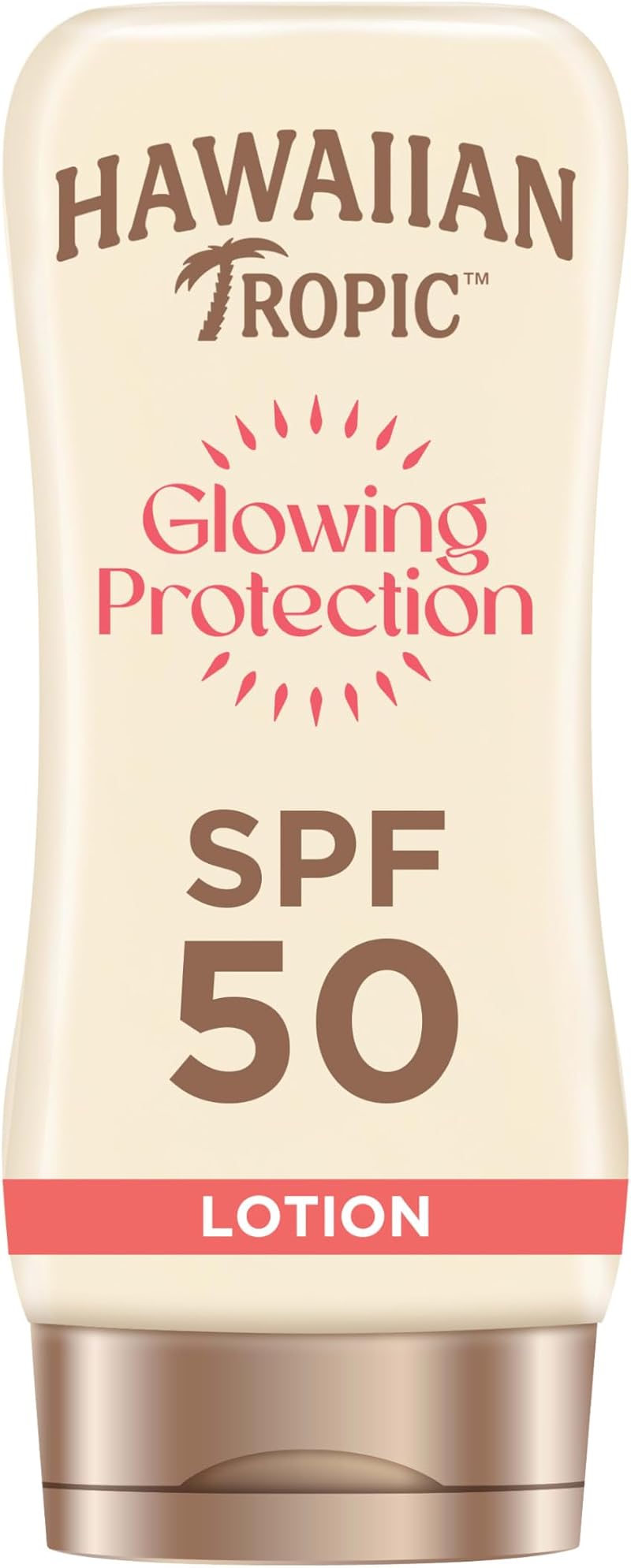 Hawaiian Tropic Glowing Protection SPF 50 170ml Sunscreen Lotion