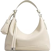 Genuine Leather crossbody Bag for Women, Slouchy crescent Hobo bag Purses shoulder bag with Adjustable Strap