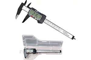 Digital Caliper, PINKJOY 0-6" Calipers Measuring Tool - Electronic Micrometer Caliper with Large LCD Screen, Auto-Off Feature, Inch and Millimeter Conversion, with Storage Case