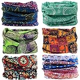 NEXTOUR Neck Gaiter Headwear Headband Magic Scarf Seamless Bandanas Running, Fishing, Hiking, Motorcycle 12 in 1 Multi-Function Women Men