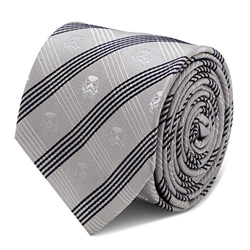 Star Wars Stormtrooper Gray Plaid Tie, Officially Licensed