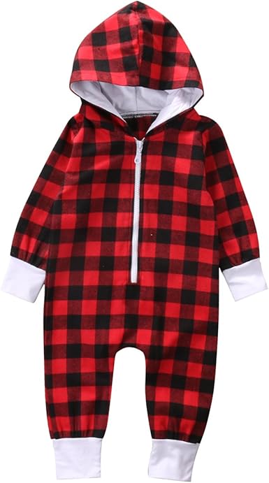 Amazon Com Emmababy Baby Kids Jumpsuit Boys Girls Zipper Romper Spring Autumn Winter One Piece Cotton Outfit Clothing