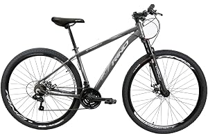 Bicicleta RINO EVEREST 29 Freio Hidráulico - Cambios Shimano 24v com Trava