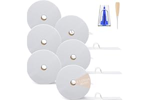 WEST BAY 6 Rolls Jelly Roll Batting Strips for Rugs, Jelly Roll Fabric 2 1/2 Inch Width Total 200 Yards Cotton Blend Quilt Batting with Sasher Tool Awl Tube Maker Ruler Quilting for Upholstery Projects