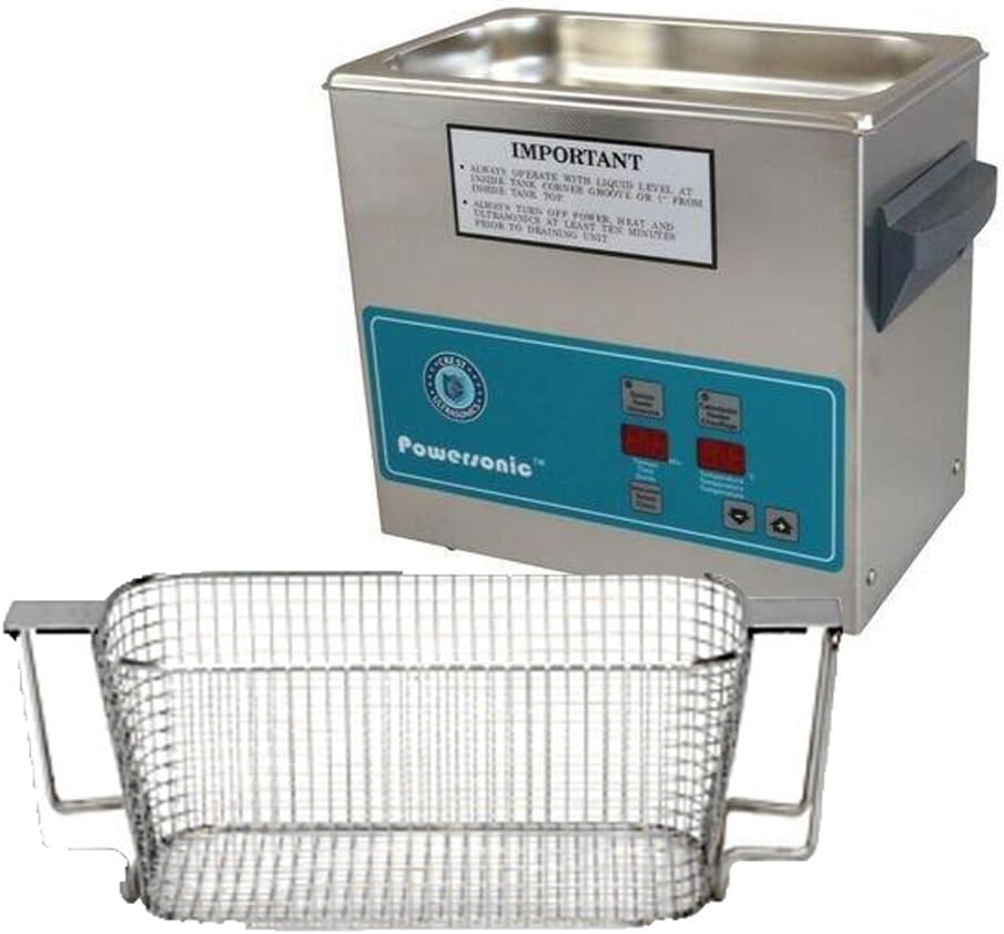 Crest Ultrasonics - 0230PH045-1-MESH - P230H-45 Ultrasonic Cleaner-Heat & Timer- Basket