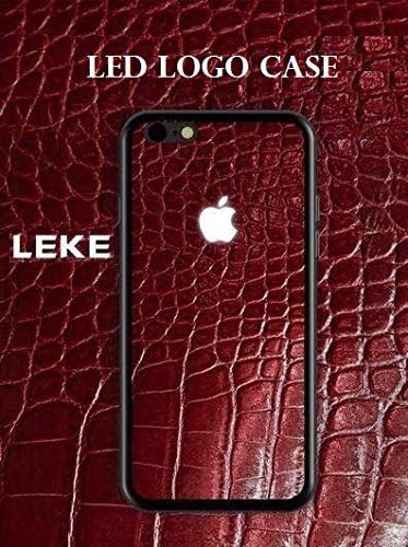 Mobiwear™ Spiderman 3D Pattern LED CASE For iPhone 6 Hybrid Cover [full Body Coverage] with Luminous led Glowing Logo Cover- Red+white