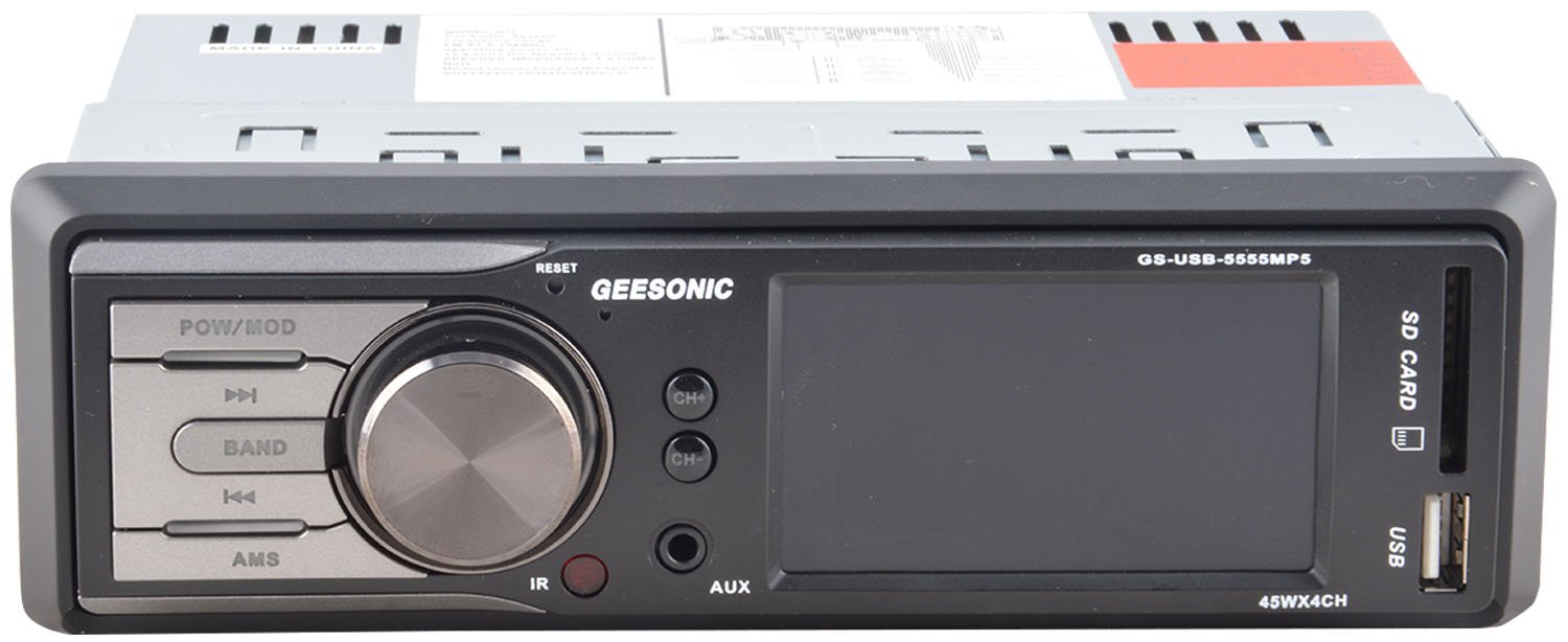 Geesonic GS USB 5555 MP5 Car FM USB Video Player with 3.5 inch LED Display Amazon.in Car