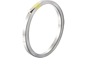 MECCANIXITY 1 Roll 10 Meter Nickel-Plated Steel Strip, Connecting Plate Steel Tape for Battery and Spot Welding, 5x0.1mm(WxT)