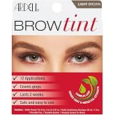 Ardell Brow Tint Color Kit Light Brown Eyebrow Tint for Fuller Brows 1 Pack | Complete DIY Grooming Kit for More Defined Eyebrows with Natural Extracts, Lasts Up to 2 Weeks