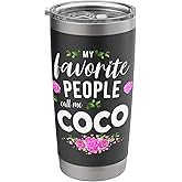 My Favorite People Call Me Coco Grandma Stainless Steel Insulated Tumbler