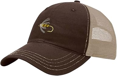 fly fishing logo hats