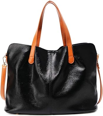soft leather handbags amazon