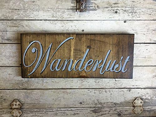Inspirational Motivational Quote Wall Decor, Quotes About Adventure, Wood Signs Sayings, Pallet Wood Sign, Wanderlust