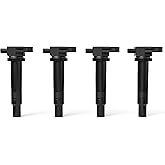 Ignition Coil Pack Set of 4 - Fits Hyundai Accent, Kia Rio - Replaces #27301-26640 - Fits 2010, 2009 Hyundai Accent