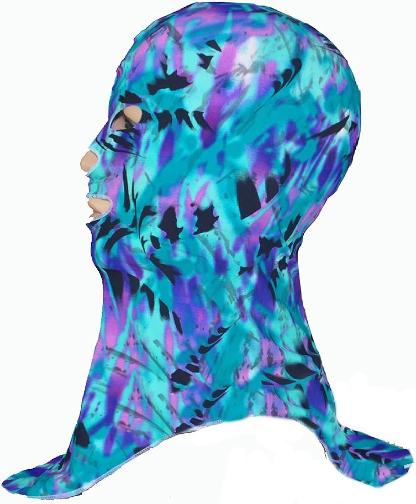 Badekappe Facekini Guard Head UV Qualle E Gr. onesize, mehrfarbig