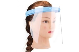 RZJZGZ Anti-Fog Adjustable Dantal Full Face Shield with 10 Replaceable Plastic Protective Film title