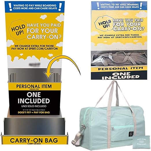 spirit pay for bags