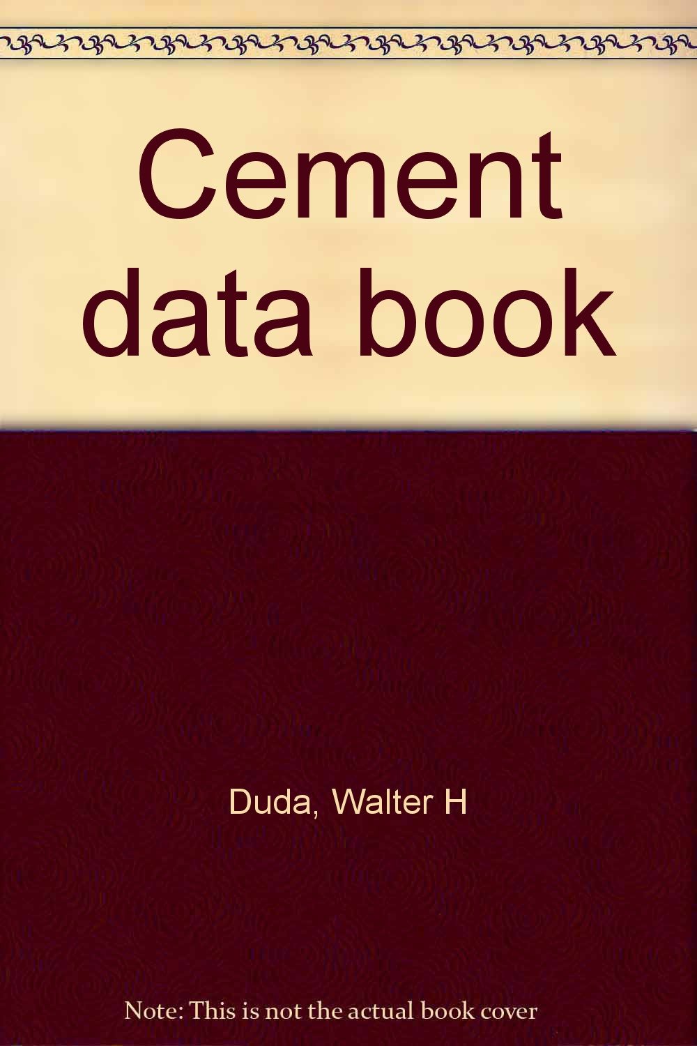 Cement Data Book Duda Free Download