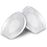 CharmX Silicone Bra Inserts,Gel Bra Push Up Breast Pads Bra Padding Bust Enhancer for Sports Bra Swimsuit Cleavage Enhancers pads Breathable Clear