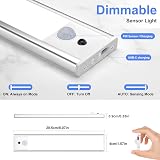 TOPPLEE Under Cabinet Lights 5 Pack with Remote 3 Color Temp 1300mAh Battery view 6