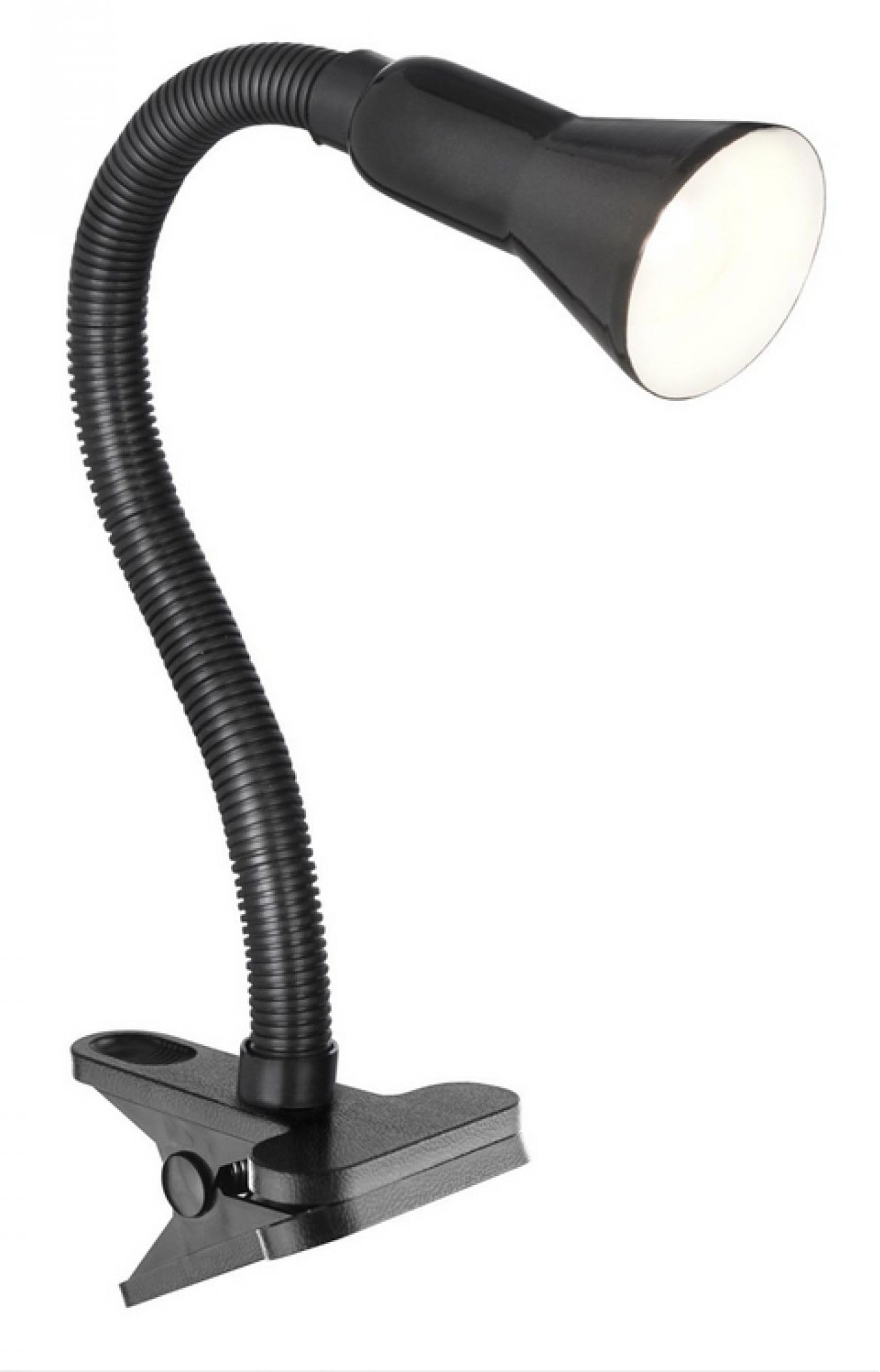 Searchlight Task clamp lamp desk partner black flexi clip (P4122BK)