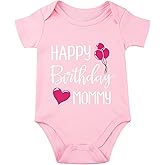 SproutJoy Happy Birthday Mommy Baby Bodysuit Happy Birthday Mommy Baby Outfit