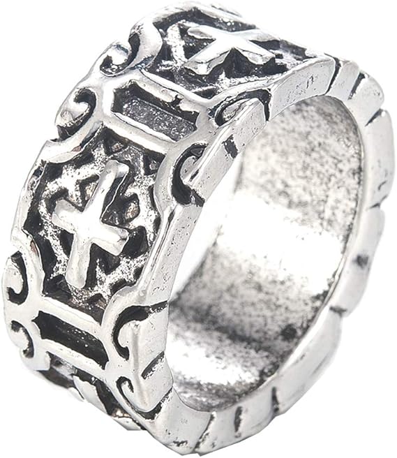 Anello Padre Nostro Italiano Anello Uomo Cavalieri Templari