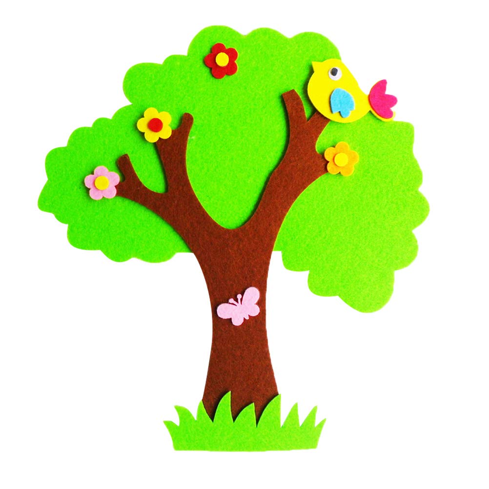 buy tendycoco felt banyan tree wall decorations cartoon tree wall sticker for kindergarten children room online at low prices in india amazon in buy tendycoco felt banyan tree wall