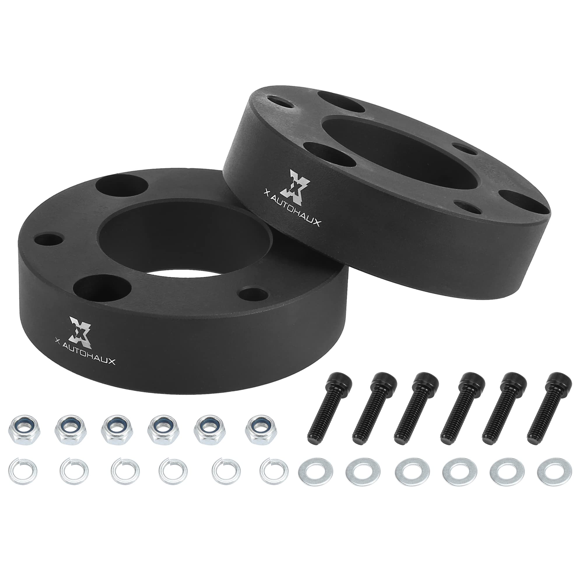 Photo 1 of X AUTOHAUX 2.5 Inch Leveling Lift Kits Front Strut Spacer Suspension Lift Kit Lift Spacers for Silverado 1500 for GMC 1500 2WD 4WD 2007-2019