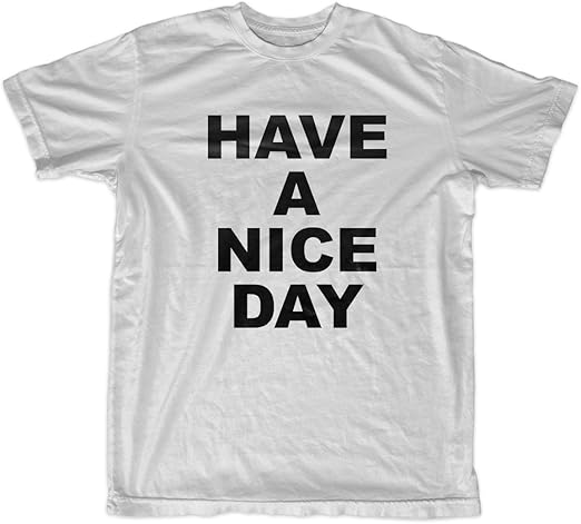 Amazon Have A Nice Day 男性用 Tシャツ グレー X Large Tシャツ カットソー 通販