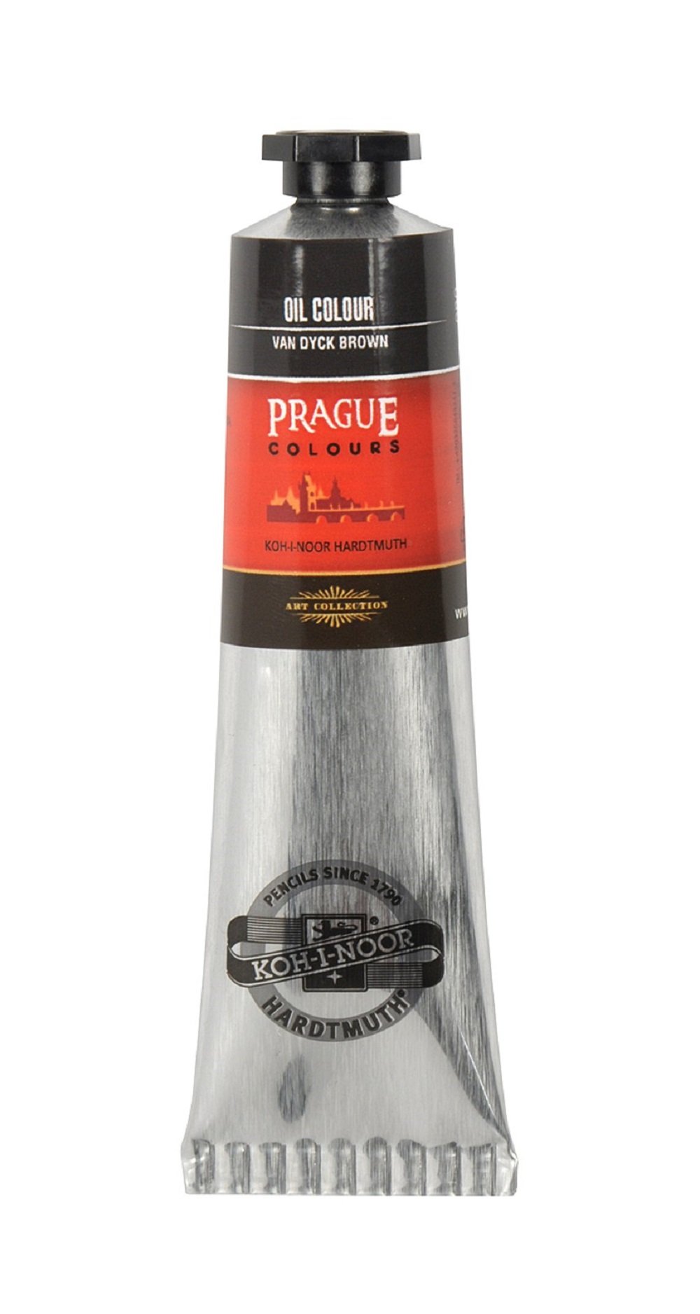 KOH-I-NOOR 40 ml Artists Oil Colour Paint - Van Dyck Brown