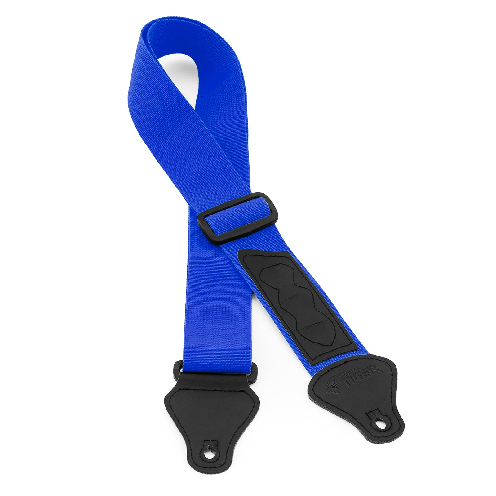 TIGER UAC4-BL Ukulele Strap for Soprano, Concert, Tenor and Baritone Ukes with Pick Holders Blue