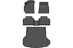 HAFIDI® Floor Mats & Cargo Liner Set Fit for 2025-2026 Kia K4 All Weather Protection TPE Anti-Slip Automotive Full Set Floor Liners Custom Accessories - Black