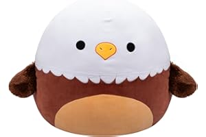 Squishmallows Original 20-Inch Edward Bald Eagle with Fuzzy Wings - Official Jazwares Jumbo Plush