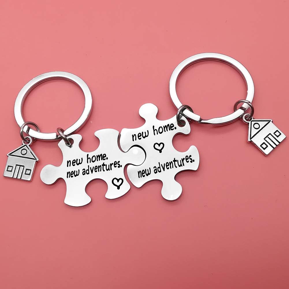 Huwujiu for New Home Keyring New Home Gifts Housewarming Gifts for New Homeowner First Home Keyring Gifts New House Keyring Moving in Gifts for Women Men Friends Family - Image 4