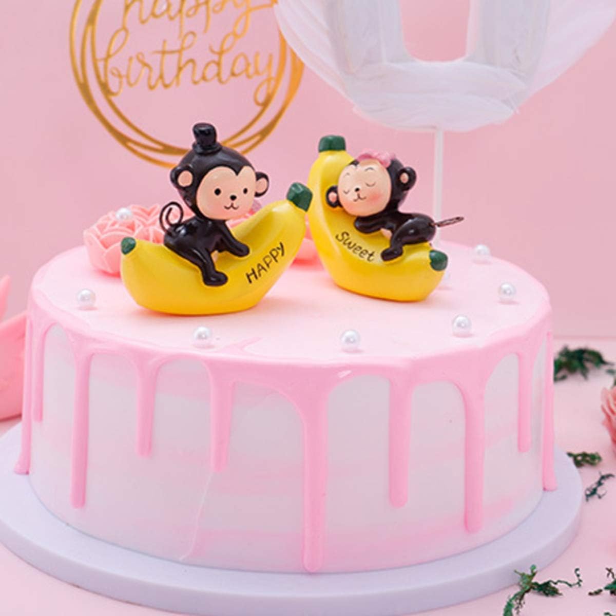 Airsun Decoration De Gateau Pour Decoration De Tableau De Bord Motif Singes Accessoires De Decoration Boites A Musique Et Figurines Napravi Rs