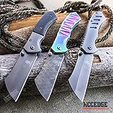 WarTech Buckshot Thumb Open Spring Assisted Stainless Steel Handle With Inlay Classic Razor Pocket Knife