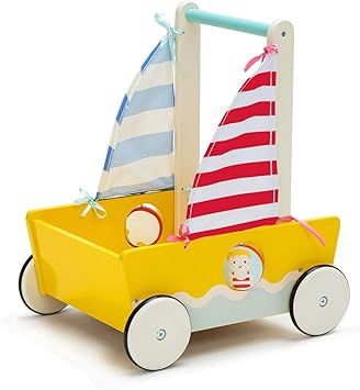 wooden baby stroller walker