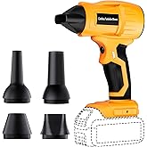 Mewryytuo Mini Blower Cordless Air Blower Duster Compatible with Dewalt 20V Max Battery, Handheld Blower Turbo Jet Fan Dust 350W 96000 RPM Adjustable Wind Speed for Dust Removal Cleaning (Tool Only)