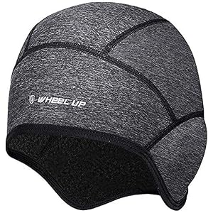 Winter Skull Cap Beanie, Cycling Hat Caps for Under Helmet Men Women with Windproof Thermal Fleece, Motorcycle Helmet…