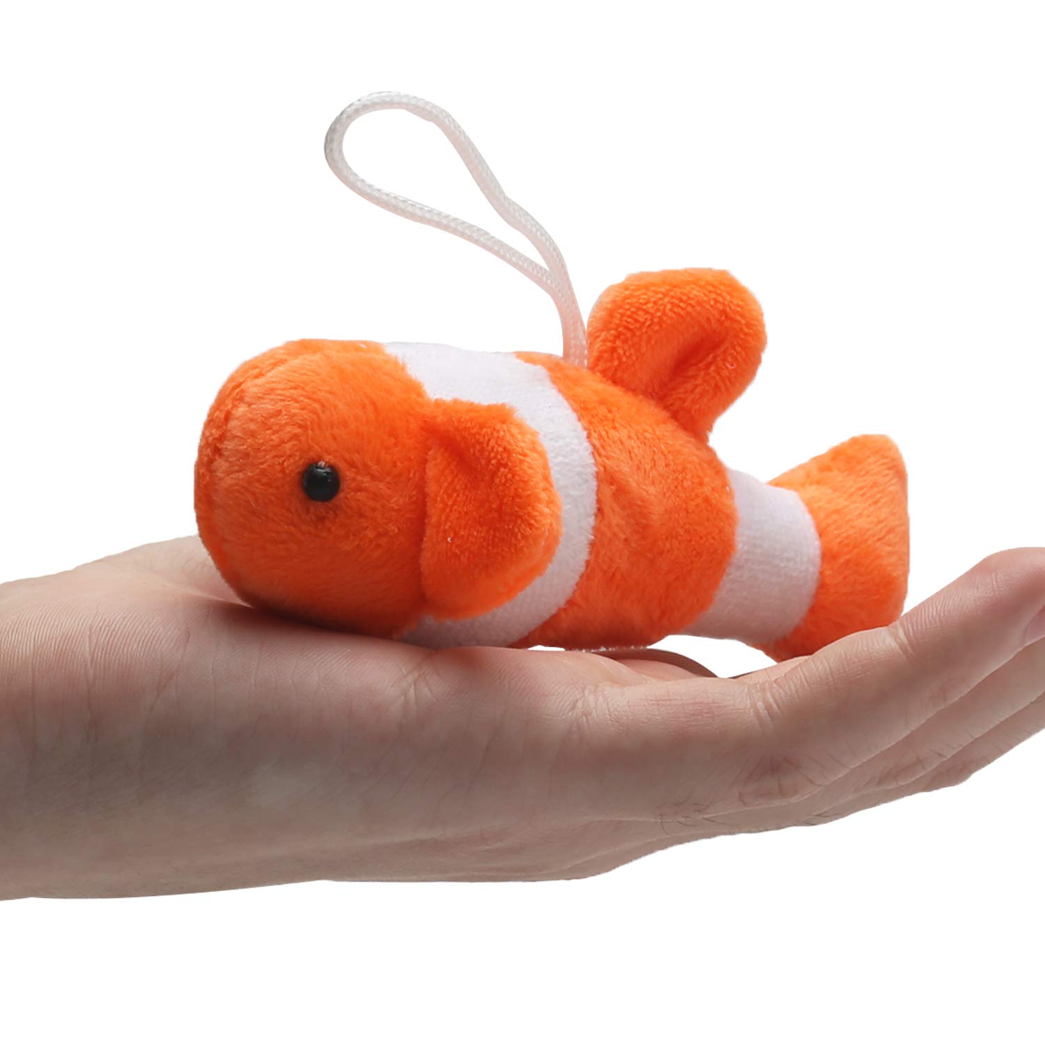 25 Pack Mini Ocean Animal Plush Toys,Sea Creatures Stuffed Toy for Kid Party Favor,Small Keychain Decoration for Christmas Tree,Goody Bag Fillers,Stocking Stuffers,Easter Eggs Fillers,Dog Cat