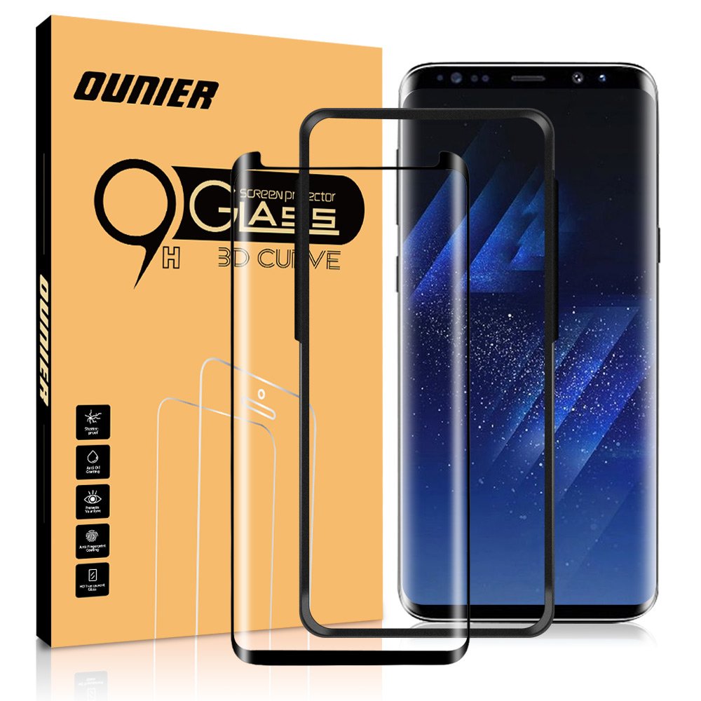 Galaxy S9 Plus Screen Protector, Galaxy S9 Plus Tempered Glass Screen Protector [3D Curved Tempered] Case Friendly for Samsung Galaxy S9 Plus 2018 released