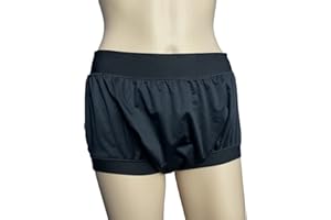 AQX Adult Diaper Cover for Incontinence, High Waist Active Waterproof Latex Pants, Noiseless Reusable Washable Pull Up Plastic Pants (NC High Waist 2XL)