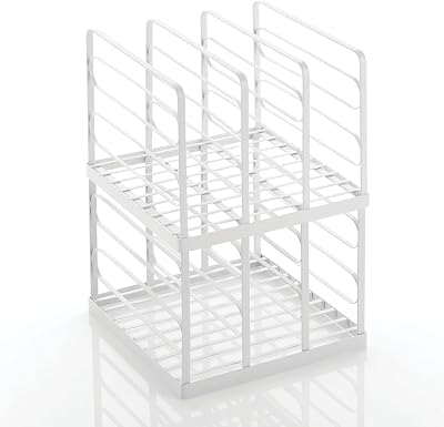 mDesign Clutch Bag Organiser - 5 Section Handbag Storage - Set of 2