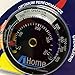 Magnetic Wood Log Burning Stove Flue Pipe Burn Indicator Gauge Thermometer